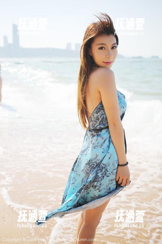 美媛馆 - 在线美图能不能不要这么美，绮里嘉白裙真是让人想入非非！