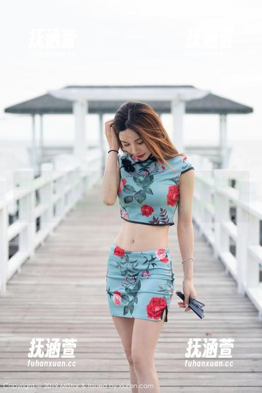 魅妍社 - 在无圣光的映衬下，红裙的陈雅漫VICKY绝对值得一看，快来图包取经！